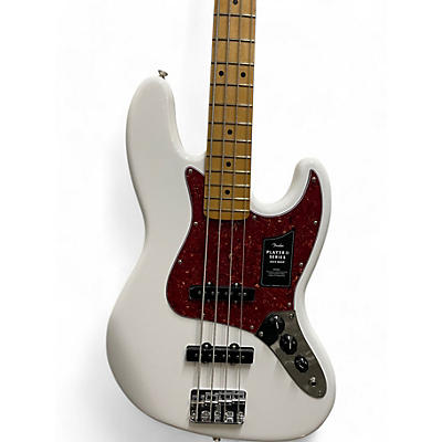 Used Fender Player Jazz Bass Pearl White Electric Bass Guitar