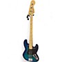 Used Fender Player Jazz Bass Plus Top Blue Burst Electric Bass Guitar Blue Burst