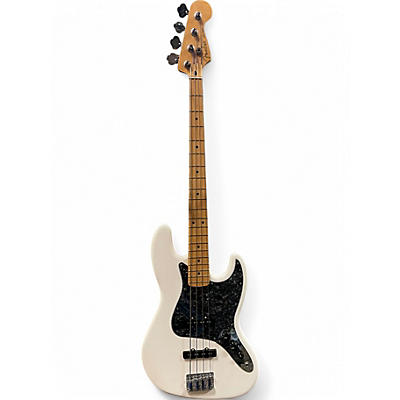 Used Fender Player Jazz Bass Polar White Electric Bass Guitar