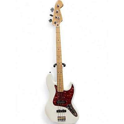 Used Fender Player Jazz Bass Polar White Electric Bass Guitar