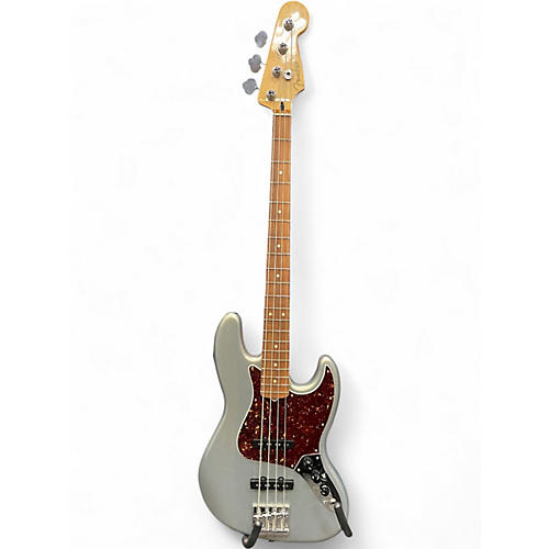Used Fender Player Jazz Bass Silver Sparkle Electric Bass Guitar Silver Sparkle