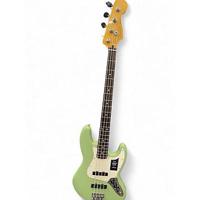 Used Fender Player Jazz Bass Surf Green Electric Bass Guitar