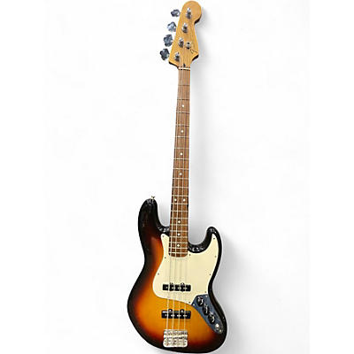 Used Fender Player Jazz Bass Tobacco Burst Electric Bass Guitar
