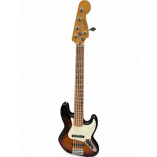 Used Fender Player Jazz Bass V 2 Color Sunburst Electric Bass Guitar 2 Color Sunburst