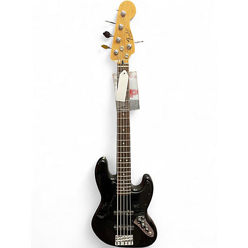 Used Fender Player Jazz Bass V Black Electric Bass Guitar Black