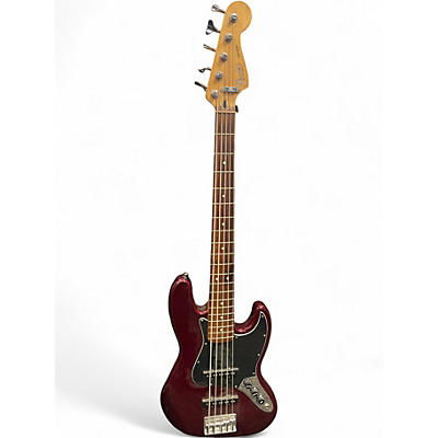Used Fender Player Jazz Bass V Midnight Wine Electric Bass Guitar