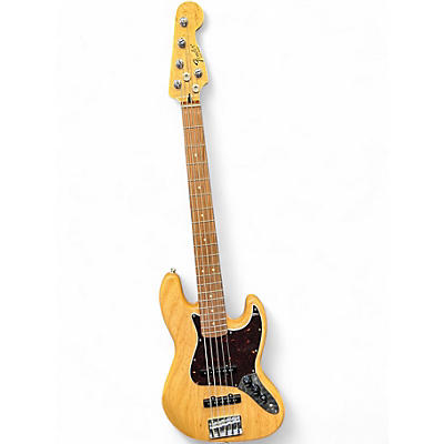 Used Fender Player Jazz Bass V Natural Electric Bass Guitar