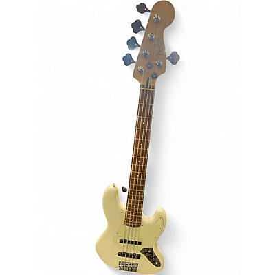 Used Fender Player Jazz Bass V Polar White Electric Bass Guitar