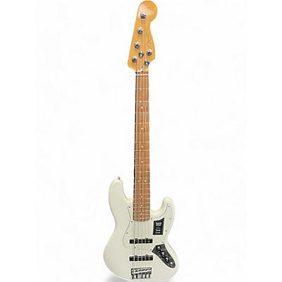 Used Fender Player Jazz Bass V White Electric Bass Guitar