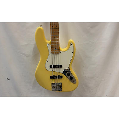 Fender Used Fender Player Jazz Bass Vintage Yellow Electric Bass Guitar