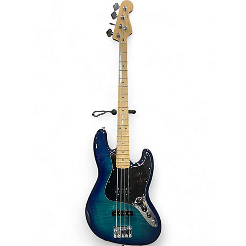 Used Fender Player Jazz Plus top Blue Burst Electric Bass Guitar Blue Burst