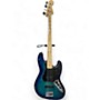 Used Fender Player Jazz Plus top Blue Burst Electric Bass Guitar Blue Burst