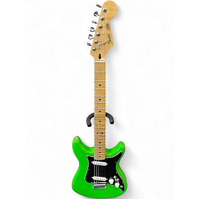 Used Fender Player Lead II Apple Green Solid Body Electric Guitar
