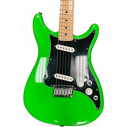 Used Fender Player Lead II Neon Green Solid Body Electric Guitar Neon Green