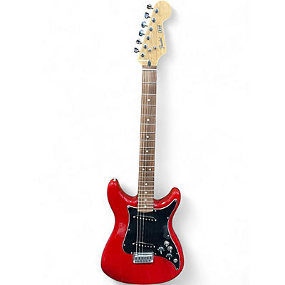 Used Fender Player Lead II Trans Crimson Red Solid Body Electric Guitar
