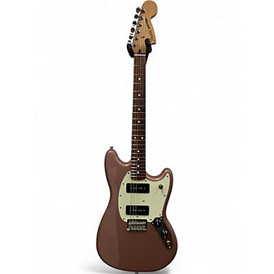Used Fender Player Mustang 90 Burgundy Mist Metallic Solid Body Electric Guitar