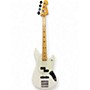 Used Fender Player Mustang Bass PJ BADASS BRIDGE Olympic White Electric Bass Guitar Olympic White