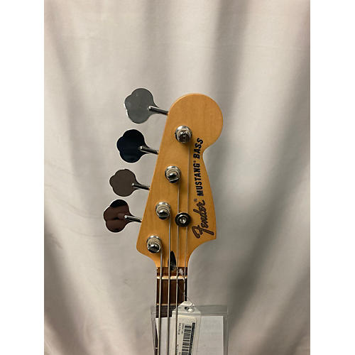 Fender Used Fender Player Mustang Bass PJ Natural Aged Electric Bass Guitar  Natural Aged | Musician's Friend