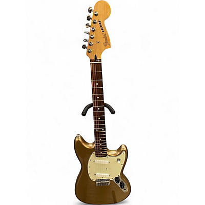 Used Fender Player Mustang Firemist Gold Solid Body Electric Guitar