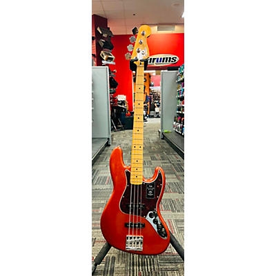 Fender Used Fender Player Plus Active Jazz Bass Aged Candy Apple Red Electric Bass Guitar