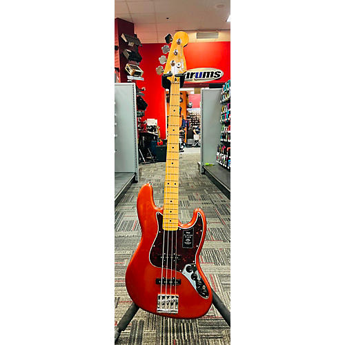 Fender Used Fender Player Plus Active Jazz Bass Aged Candy Apple Red Electric Bass Guitar aged candy apple red