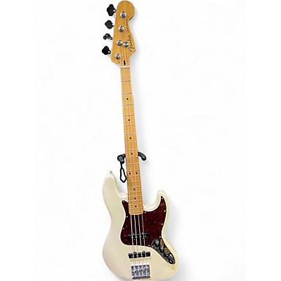 Used Fender Player Plus Active Jazz Bass Antique White Electric Bass Guitar