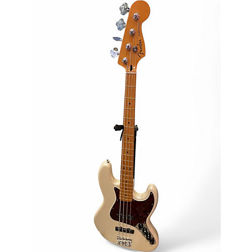 Used Fender Player Plus Active Jazz Bass Olympic Pearl Electric Bass Guitar Olympic Pearl