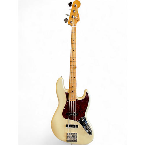 Used Fender Player Plus Active Jazz Bass Olympic Pearl Electric Bass Guitar Olympic Pearl