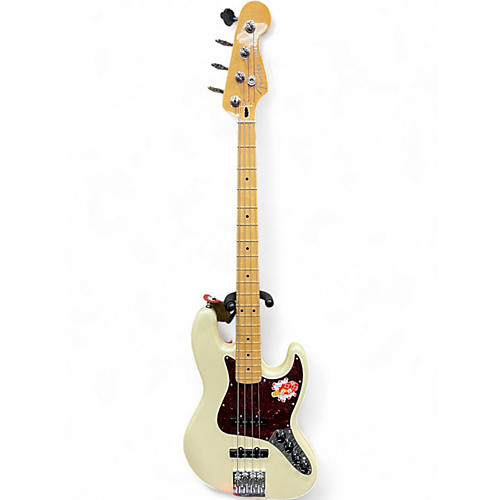 Used Fender Player Plus Active Jazz Bass Olympic Pearl Electric Bass Guitar Olympic Pearl
