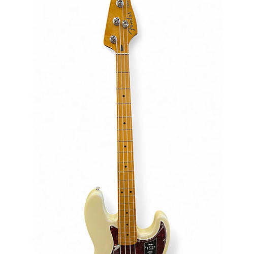 Used Fender Player Plus Active Jazz Bass Olympic Pearl Electric Bass Guitar Olympic Pearl