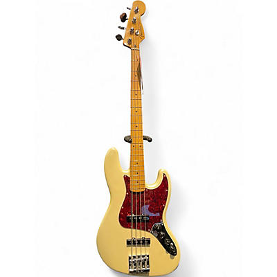 Used Fender Player Plus Active Jazz Bass Olympic Pearl Electric Bass Guitar