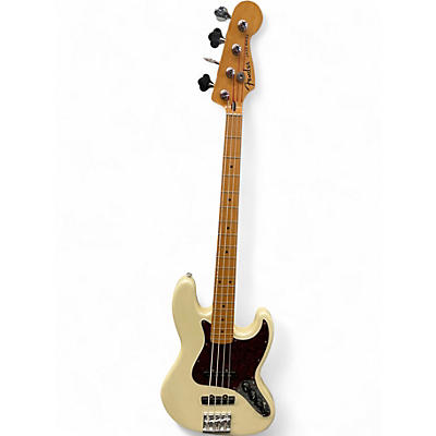 Used Fender Player Plus Active Jazz Bass Pearl White Electric Bass Guitar