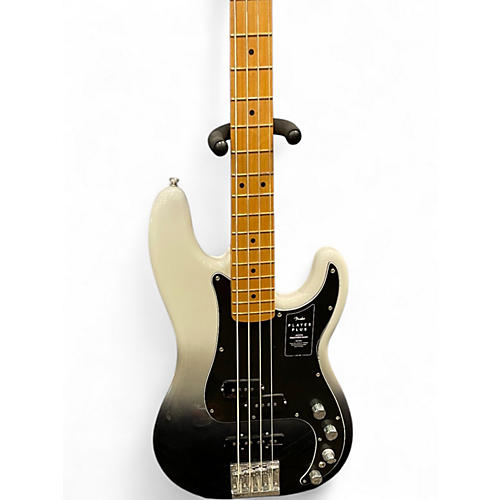 Used Fender Player Plus Active Precision Bass Black Fade Electric Bass Guitar Black Fade