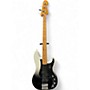Used Fender Player Plus Active Precision Bass Black and White Electric Bass Guitar Black and White