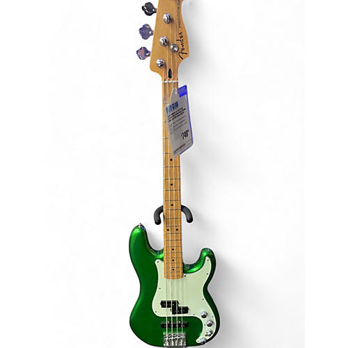 Fender Used Fender Player Plus Active Precision Bass Cosmic Jade Electric Bass Guitar cosmic jade