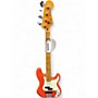 Used Fender Player Plus Active Precision Bass Fiesta Red Electric Bass Guitar Fiesta Red