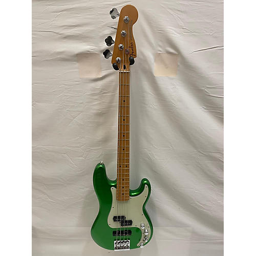 Fender Used Fender Player Plus Active Precision Bass Green Electric Bass Guitar Green