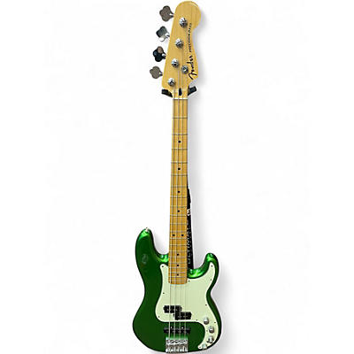 Used Fender Player Plus Active Precision Bass Green Electric Bass Guitar