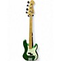 Used Fender Player Plus Active Precision Bass Green Electric Bass Guitar Green