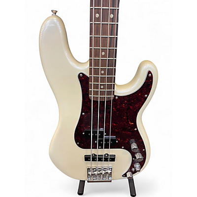 Used Fender Player Plus Active Precision Bass Olympic White Electric Bass Guitar