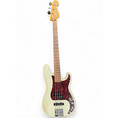 Used Fender Player Plus Active Precision Bass Olympic White Electric Bass Guitar Olympic White