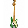 Used Fender Player Plus Active Precision Bass green Electric Bass Guitar green