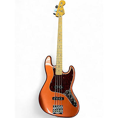Used Fender Player Plus Jass Bass Aged Candy Apple Red Electric Bass Guitar