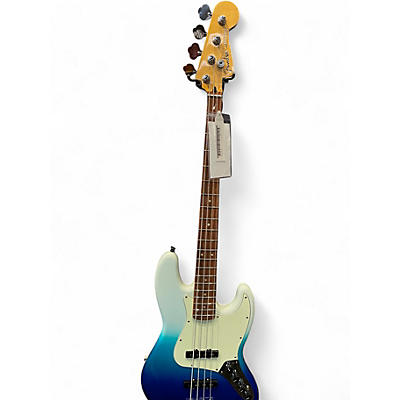 Used Fender Player Plus Jass Bass Bel Air Blue Electric Bass Guitar