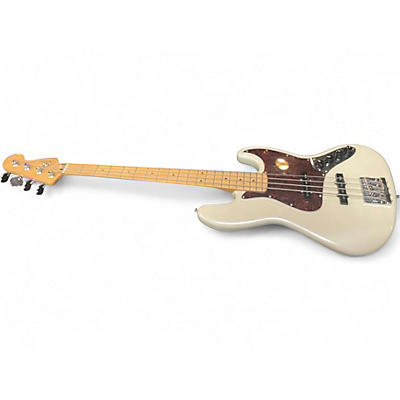 Used Fender Player Plus Jass Bass VINTAGE WHITE Electric Bass Guitar