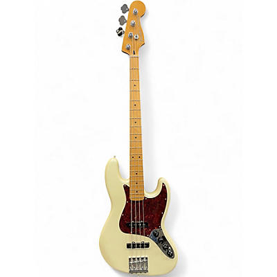 Used Fender Player Plus Jass Bass WHITE Electric Bass Guitar