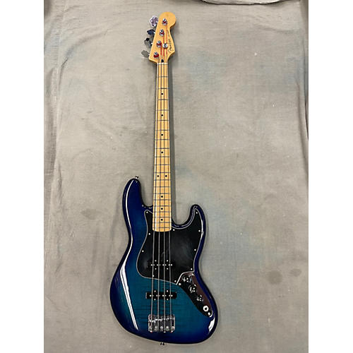 Fender Used Fender Player Plus Jazz Bass Plus Top Blue Burst Electric Bass Guitar Blue Burst