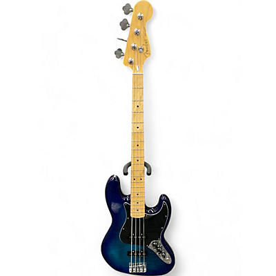 Fender Used Fender Player Plus Jazz Bass Plus Top Blue Burst Electric Bass Guitar