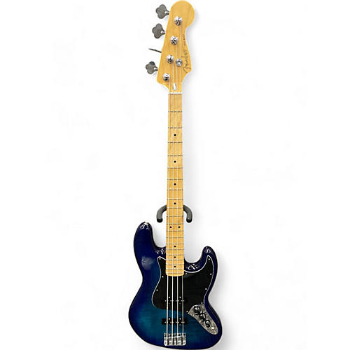 Fender Used Fender Player Plus Jazz Bass Plus Top Blue Burst Electric Bass Guitar Blue Burst