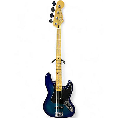 Used Fender Player Plus Jazz Bass Plus Top Blue Burst Electric Bass Guitar